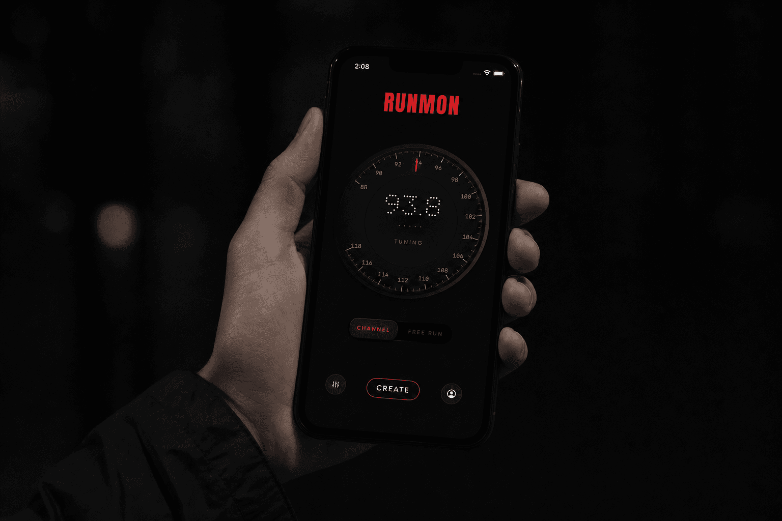 RUNMON in hand